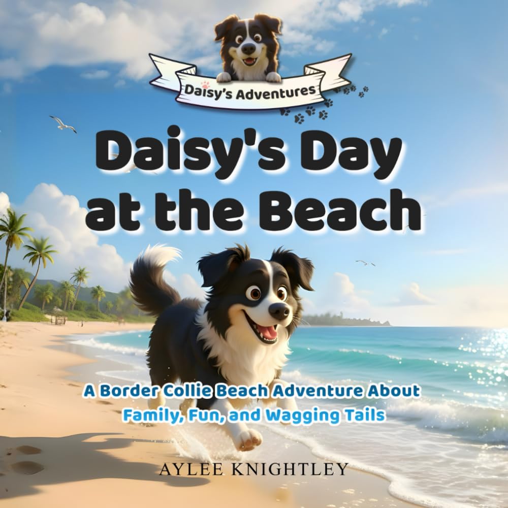 Daisy's Day at the Beach: A Border Collie Beach Adventure About Family, Fun, and Wagging Tails (Daisy's Adventures)
