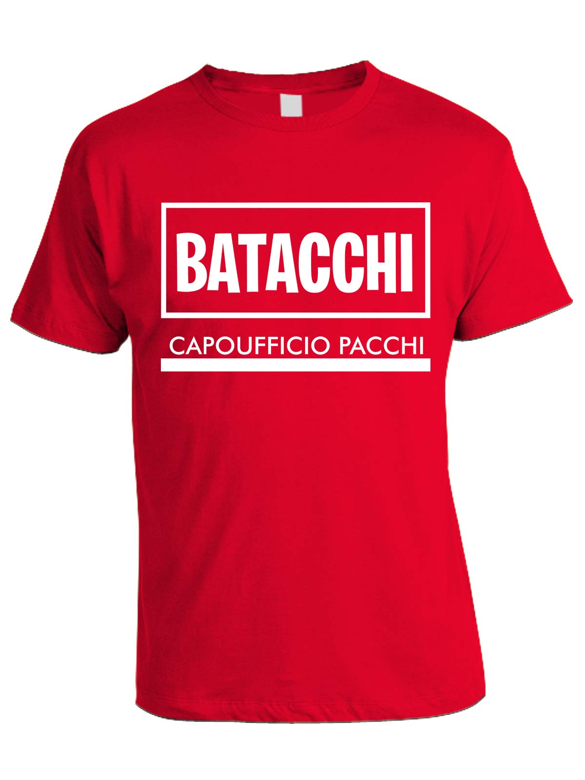 bubbleshirt T-Shirt Uomo Film Cult Anni ’80 – Loris Batacchi Capoufficio Pacchi – Maglietta Divertente Ragionier Ugo, 100% Cotone, Taglie S-XXL