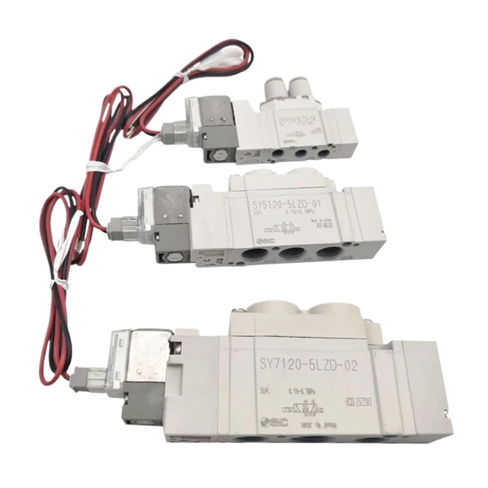 Distributeur pneumatique SY5120-5G-01 électrovanne 5 ports enfichable