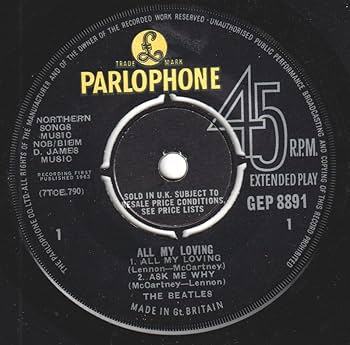 The Beatles / All My Loving UK盤7\"EP The Beatles – All My Loving – Vinyl (7