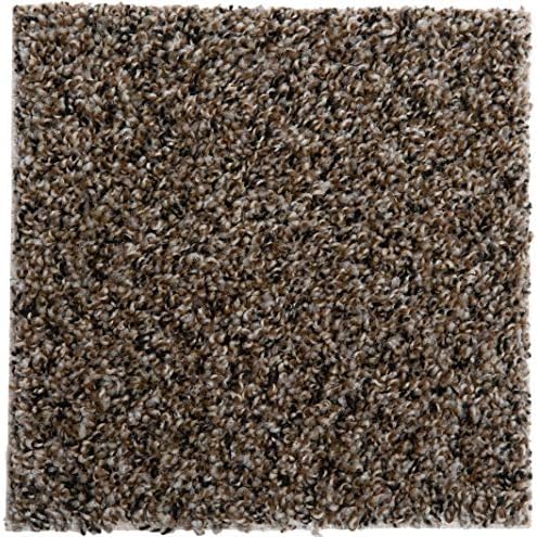 SMART SQUARES in A Snap 18” x 18” Residential Soft Carpet Tile, Peel and Stick, Easy DIY Installation, Seamless Appearance, Made in USA (10 Tiles - 22.5 Sq Ft, Rustic Charm)