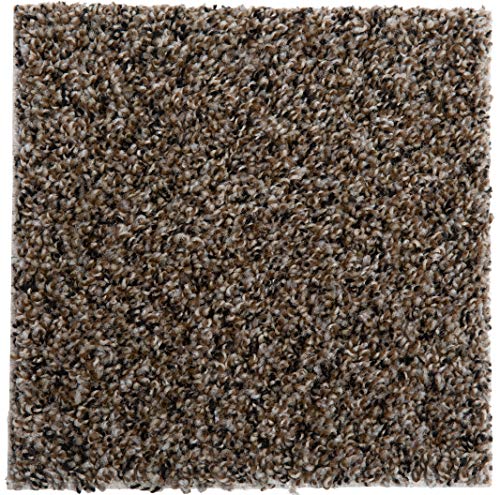 Smart Squares in A Snap 18” x 18” Residential Soft Carpet Tile, Peel and Stick, Easy DIY Installation, Seamless Appearance, Made in USA (383 Rustic Charm, Sample (8” x 8”)) by SMART SQUARES THE SIMPLE FLOORING SOLUTION - Used condition - CA$8.15