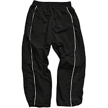SHENHE Mens Y2k Wide Leg Color Block Baggy Parachute Pants Hip Hop Track Trousers Streetwear