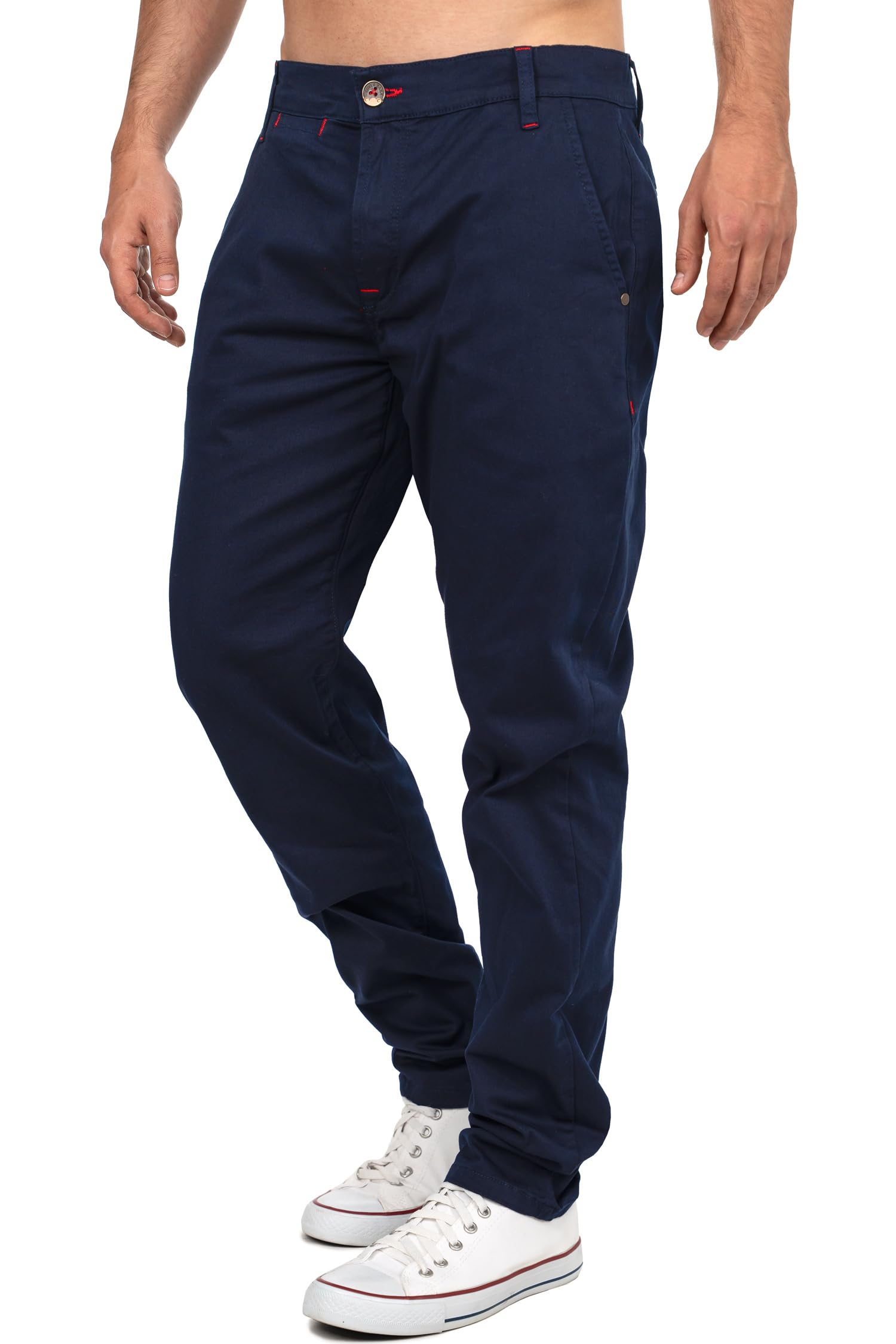 Cipo & Baxx Herren Stoffhose Slim & Regular Fit Baumwoll-Mix | Stretch Chino und Casual Hose, atmungsaktiv, für Büro, Freizeit und Alltag, stilvoll, vielseitig kombinierbar