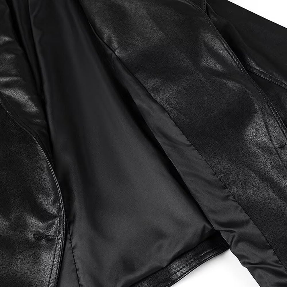Veste en cuir synthétique pour femme, manches longues à lacets pour manteau de moto, vêtements d'extérieur décontractés pour l'automne et l'hiver, veste de motard en polyuréthane marron