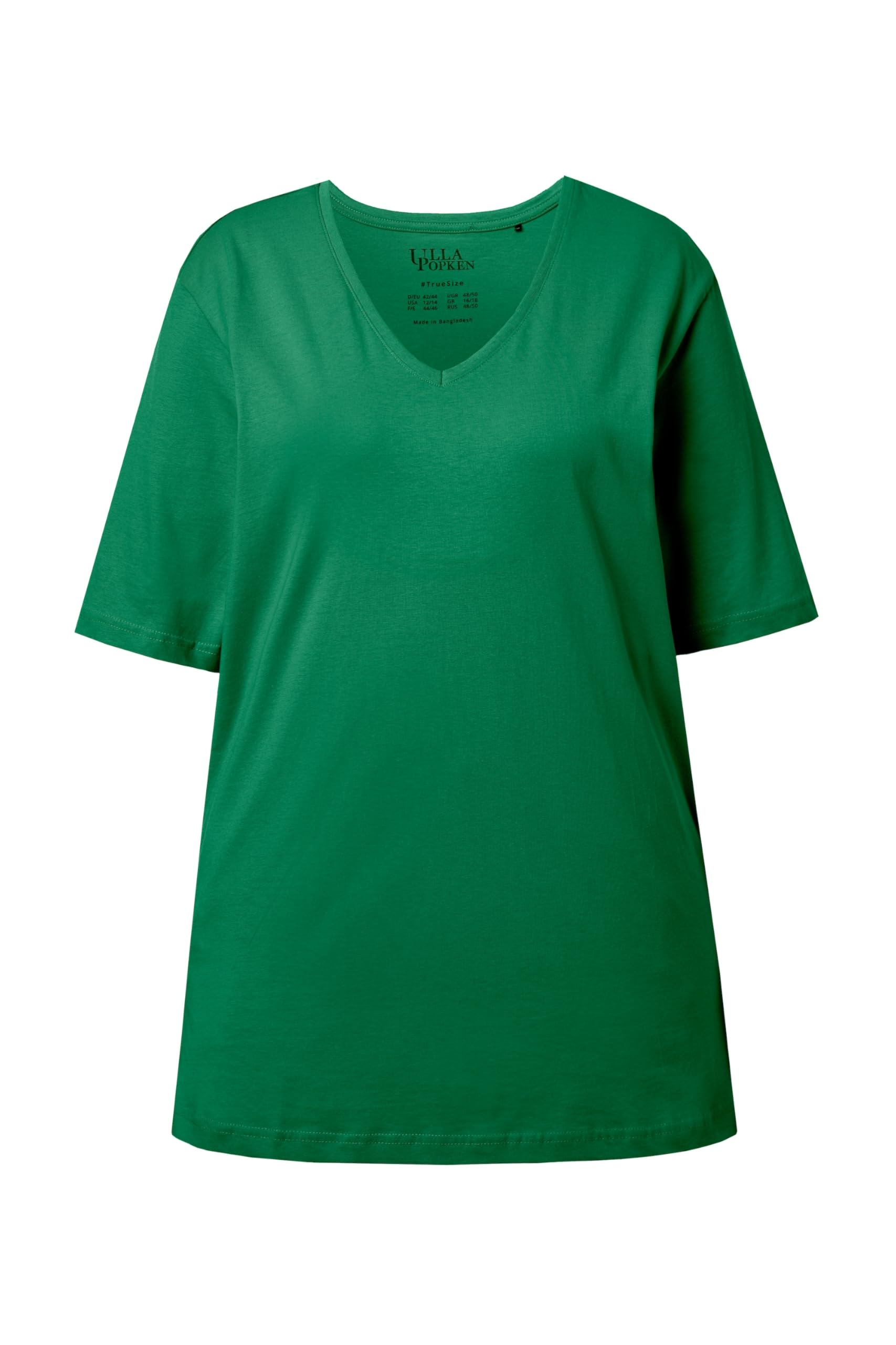 Ulla Popken Damen Shirt smaragdgrün 62+ – Bild 4