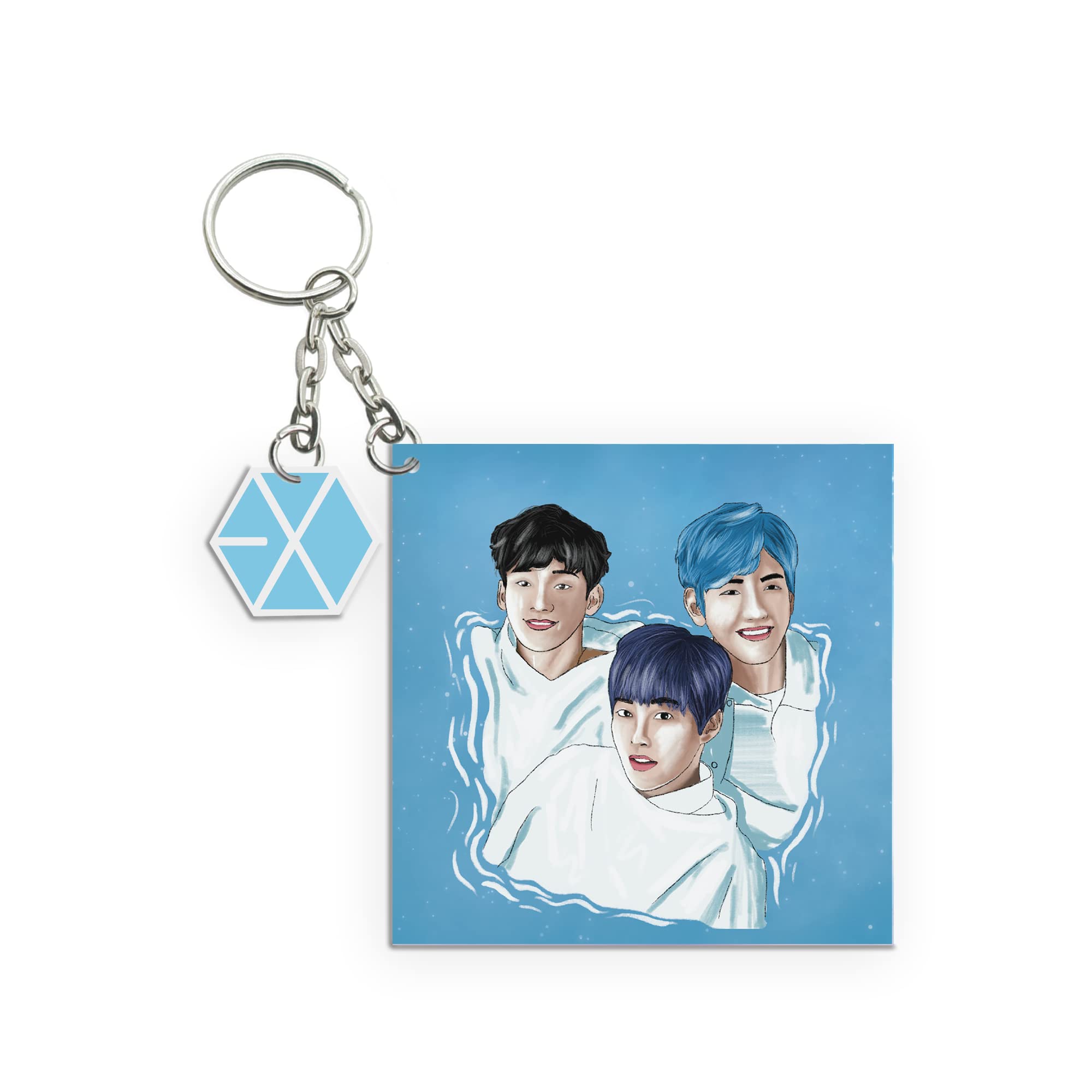 EXO Sub Groups (Ships) Sechan & CBX Acrylic Keychain