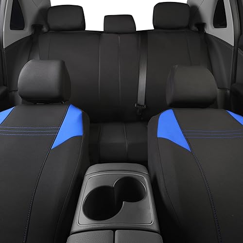 Miniatura 2 de CAR PASS Juego completo de fundas impermeables para asiento de automóvil con EVA compuesto de 0.197 in, funda de asiento de automóvil de neopreno