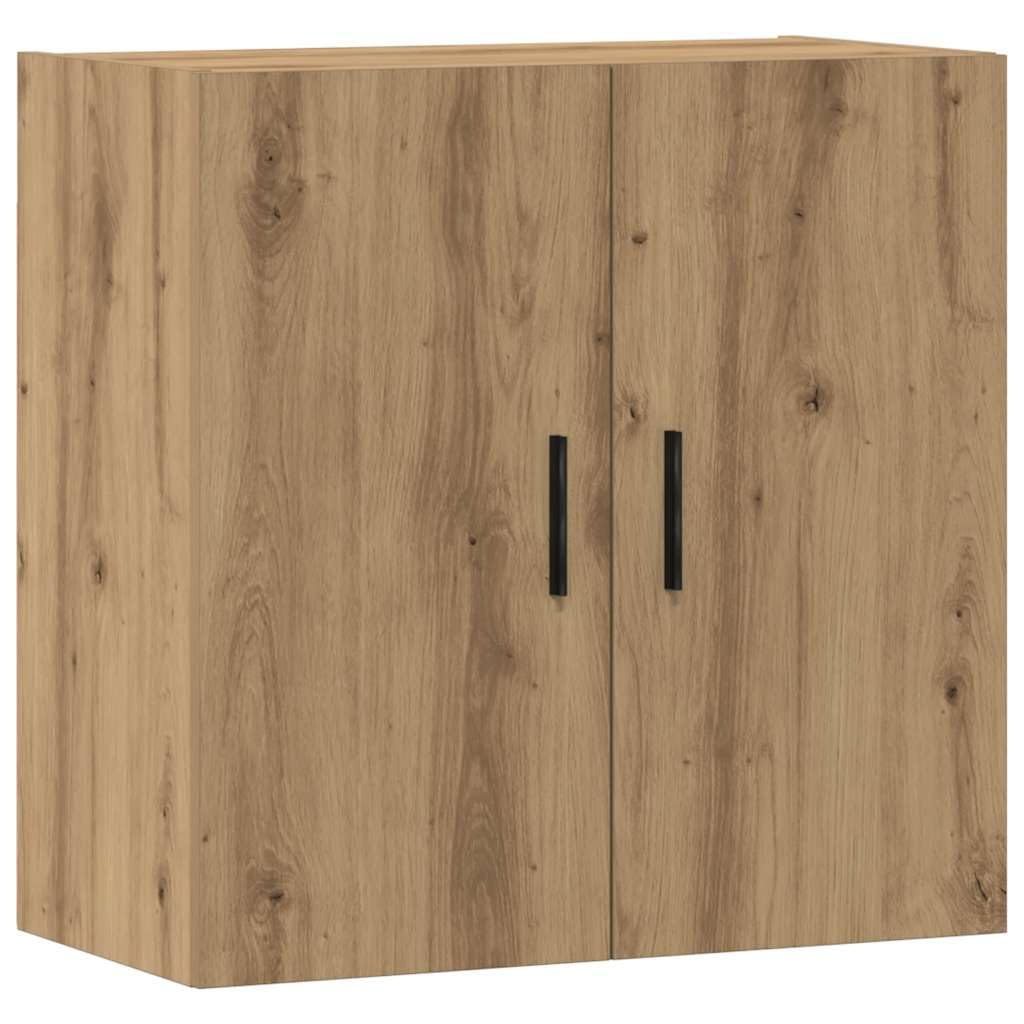 vidaXL Wandschrank Artisan-Eiche 60x31x60 cm Holzwerkstoff, Schrank, Hängeschrank, wandmontierter Vitrinenschrank, Aufbewahrungsschrank