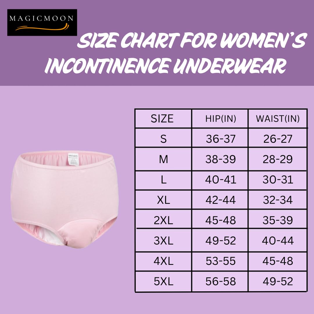 KIKWIT Maternity Panties, High Waist Pregnancy Underwear for Women, Maternity Panties Over Bump,Maternity Incontinence Underwear for Women, Pink Color (3XL) 3