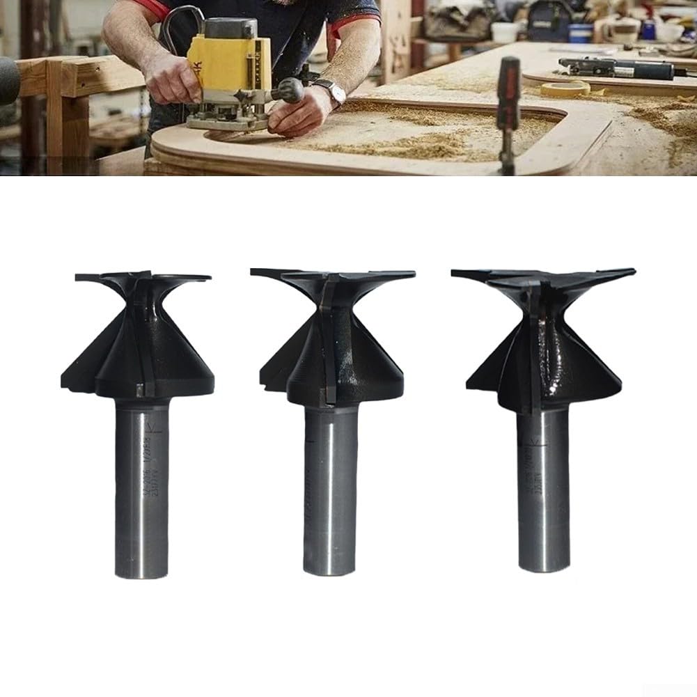 Nahtloser schwarzer Schneideisen-Bit, hitzebeständige Beschichtung, 1,27 cm Schaft, für gebogene Teile (R25)