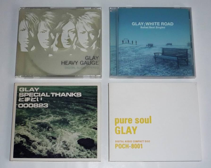 GLAY CDセット（WHITE ROAD, HEAVY GAUGE他）