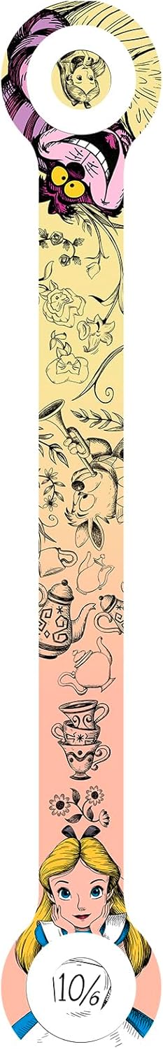 Disney Alice in Wonderland Bluetooth Headphones - Wireless Headset W/Built in Mic and Up to 15 Hrs Playtime - Alice in Wonderland Gifts for Women and All Fans of Alice in Wonderland Stuff - Image 8