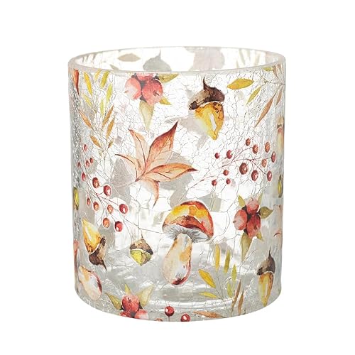 Image of Heaven Sends Mushroom Tealight Holder - Large 10cm x 9cm x 9cm - Autumn Decoration Mushroom Themed Décor Candle Holder T-Light Holder Autumnal Decoration Perfect for Home Kitchen Living Room Tabletop