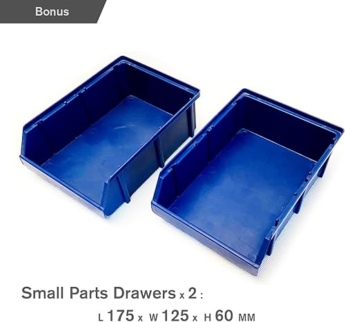 Miniatura 3 de ACROMA Organizador de herramientas eléctricas de 3 capas resistente para montaje en pared, estante de almacenamiento de herramientas eléctricas,