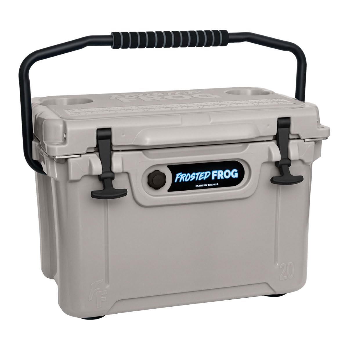 USA Made Frosted Frog 20 Quart Ice Chest