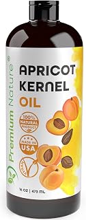 Apricot Kernel Oil - Cold Pressed Carrier Apricot Oil for Essential Oils Mixing, Aromatherapy, Massage, 16 oz