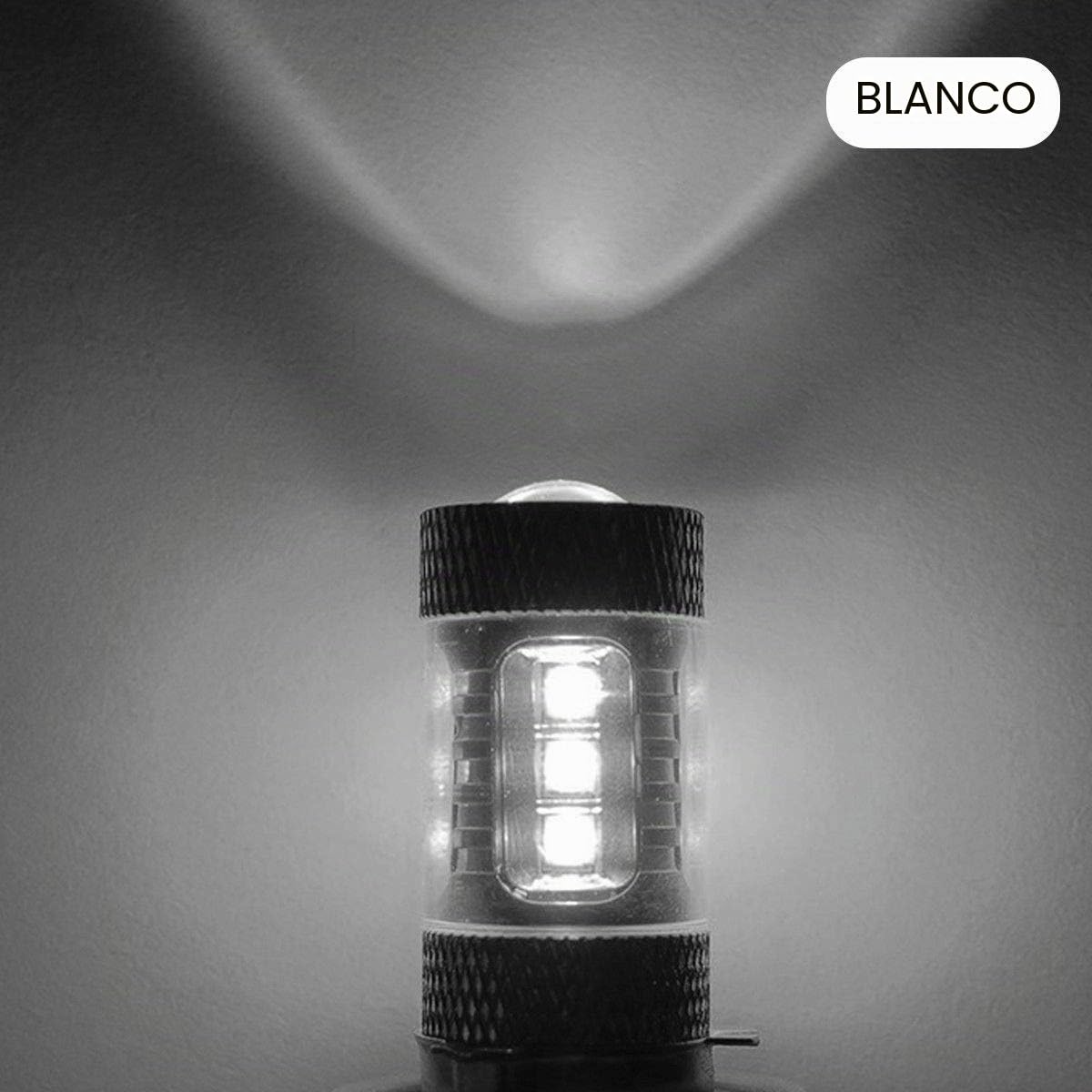 Riloer Bombillas LED para Coche, 2 Piezas 80W HB4 9006 Bombillas para Faros Delanteros/Antiniebla para Vehículos, Camiones, Furgonetas, SUV, ATV con 15 LED, Súper Brillantes, Luz Blanca