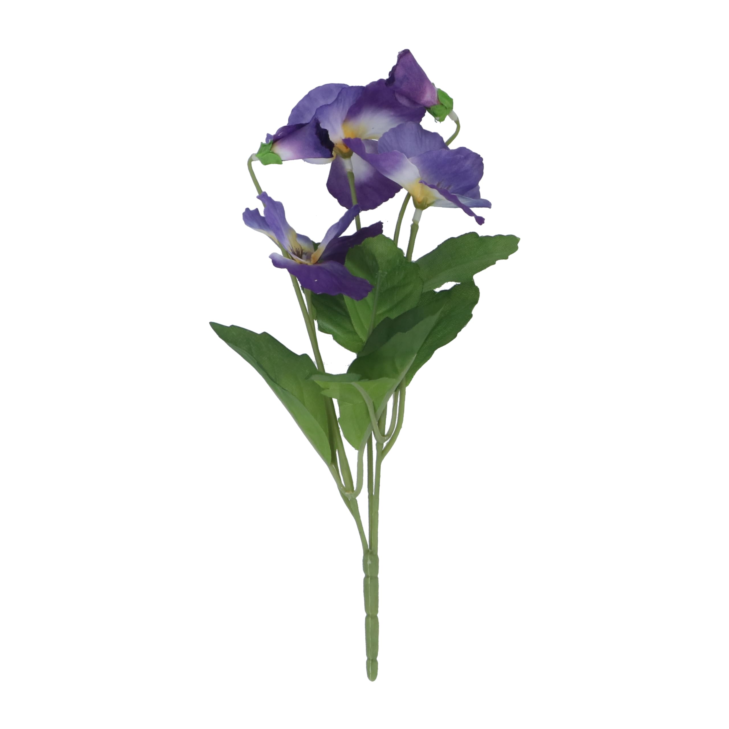 Gisela Graham Artificial Blue Pansy Flower Spray