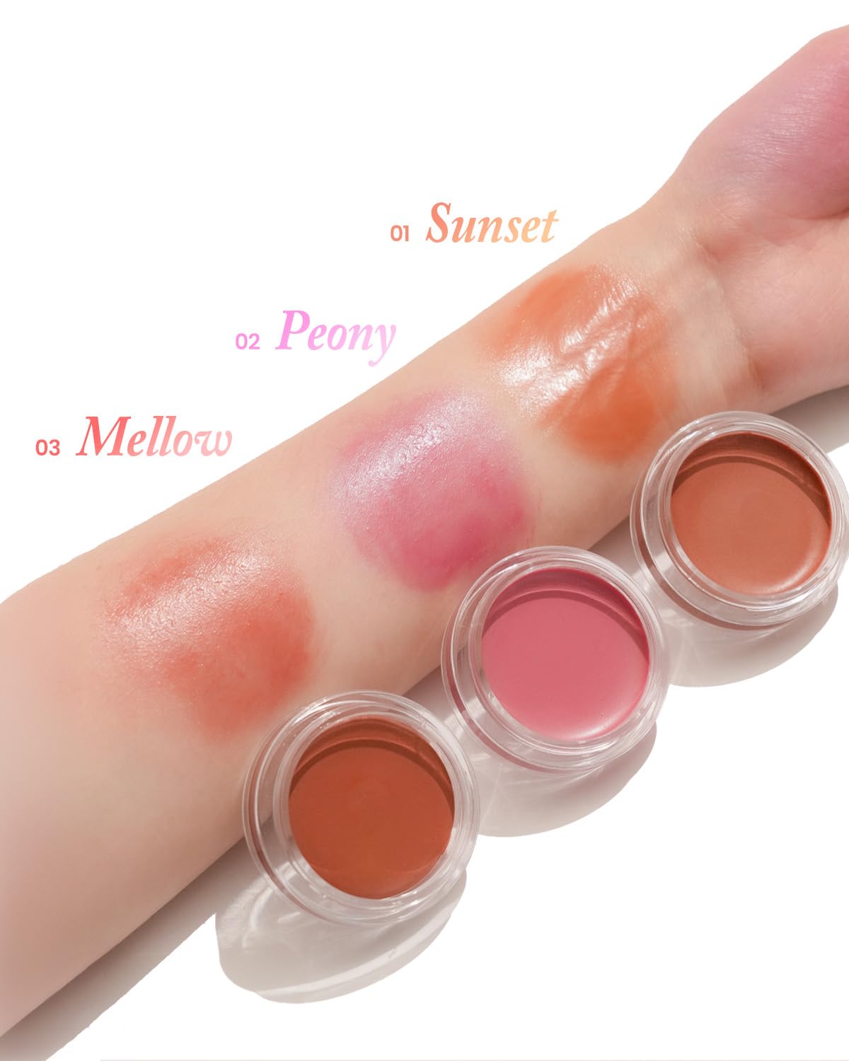 SON&PARK Arti Line Lip & Cheek Balm Multi-Use, Hydrating Warm Peach Color for Lips & Cheeks, Long-Lasting, Buildable Formula, 2-in-1 Korean Beauty Makeup (PEONY, One)