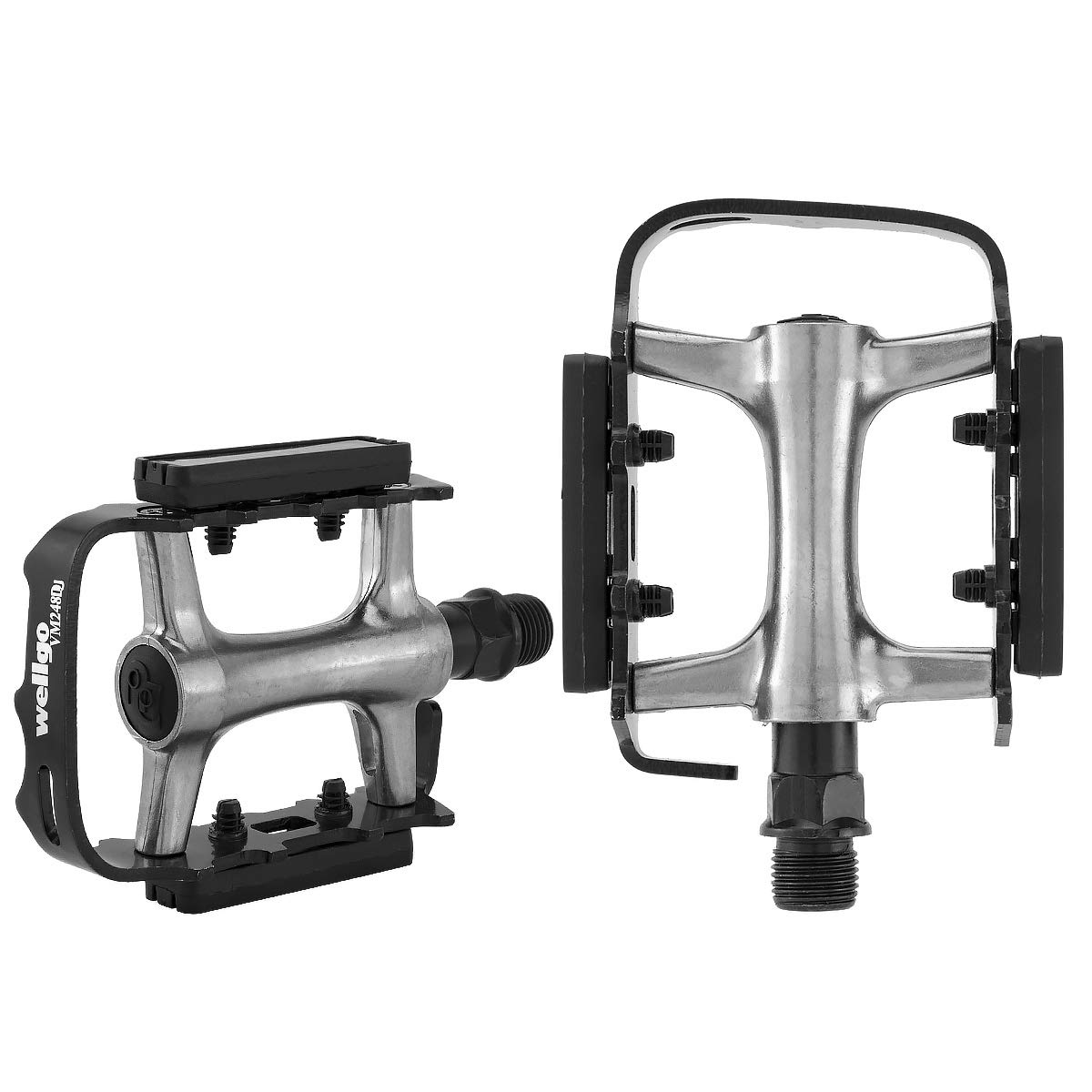 Pedali Per Bici In Alluminio Antiscivolo | Con Catarifrangenti, Per MTB, BMX E City Bike - Foto 9