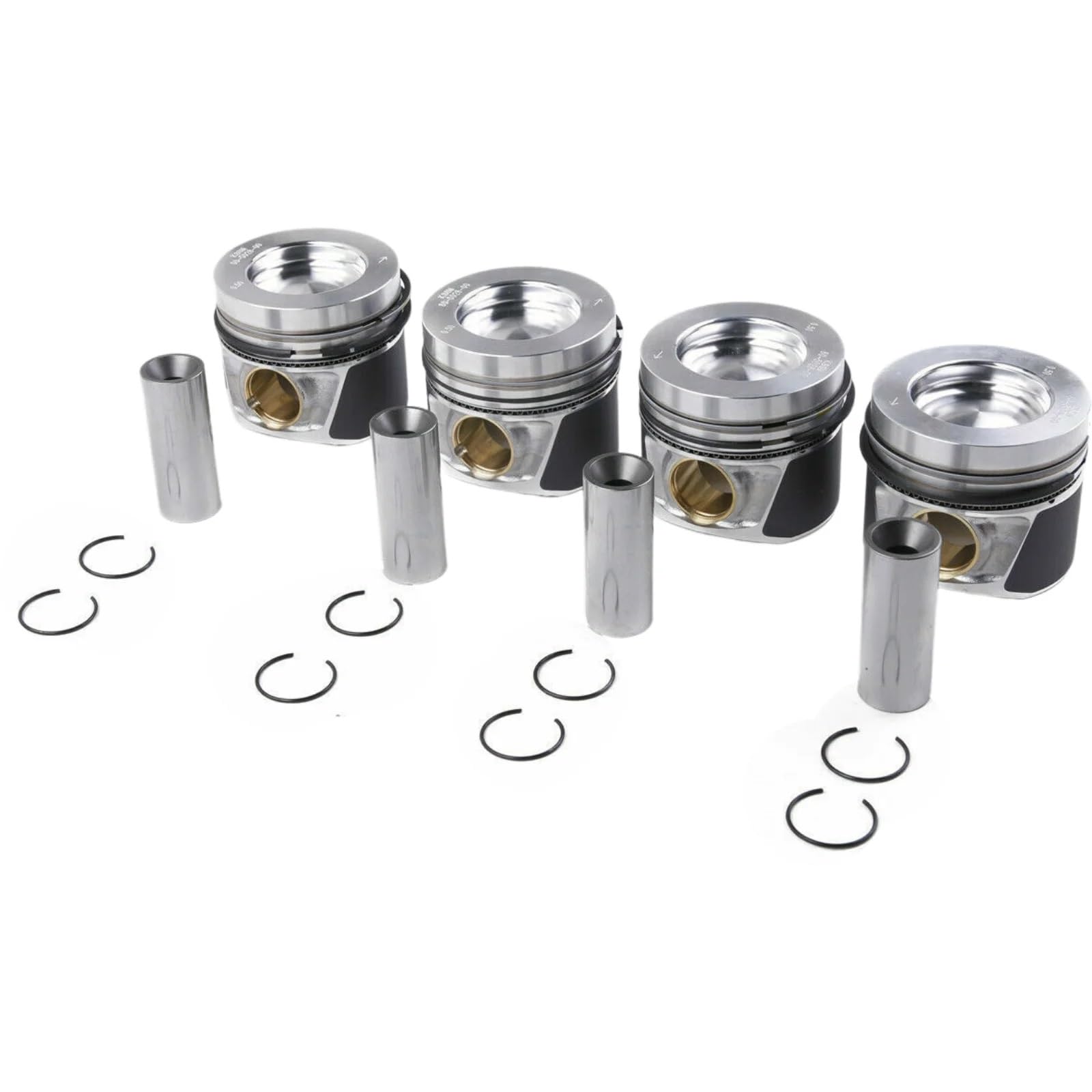 Jeu de segments de piston pour voiture 1 jeu de pistons et segments pour VW, pour Jetta, Golf, pour Passat, pour Audi 2.0T TDI CJAA 80,95 mm, accessoires voiture neufs réparation