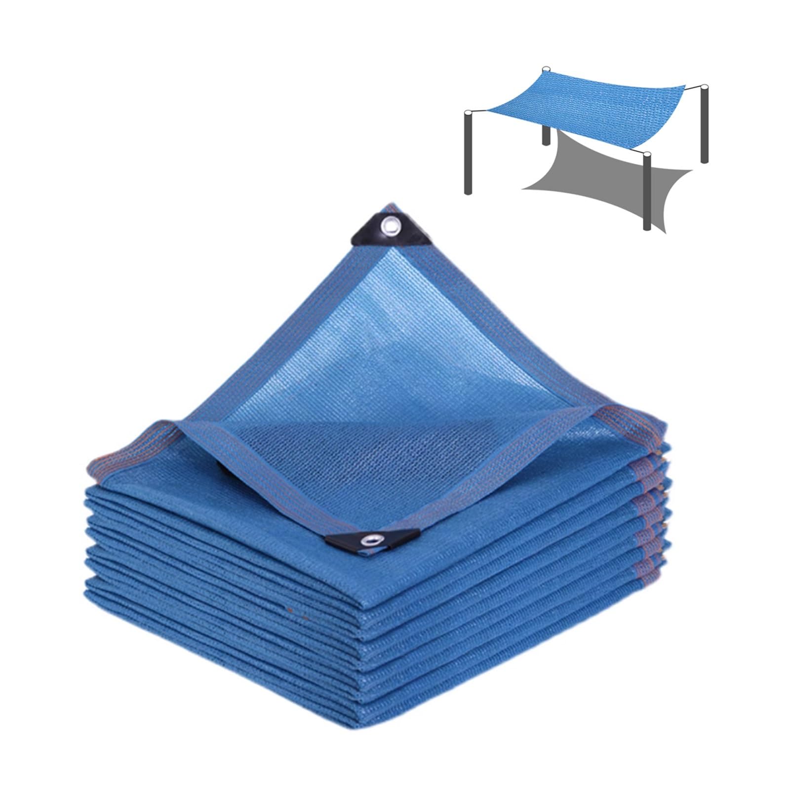 Filet d'ombrage pour piscine contre la chaleur du toit et jardin