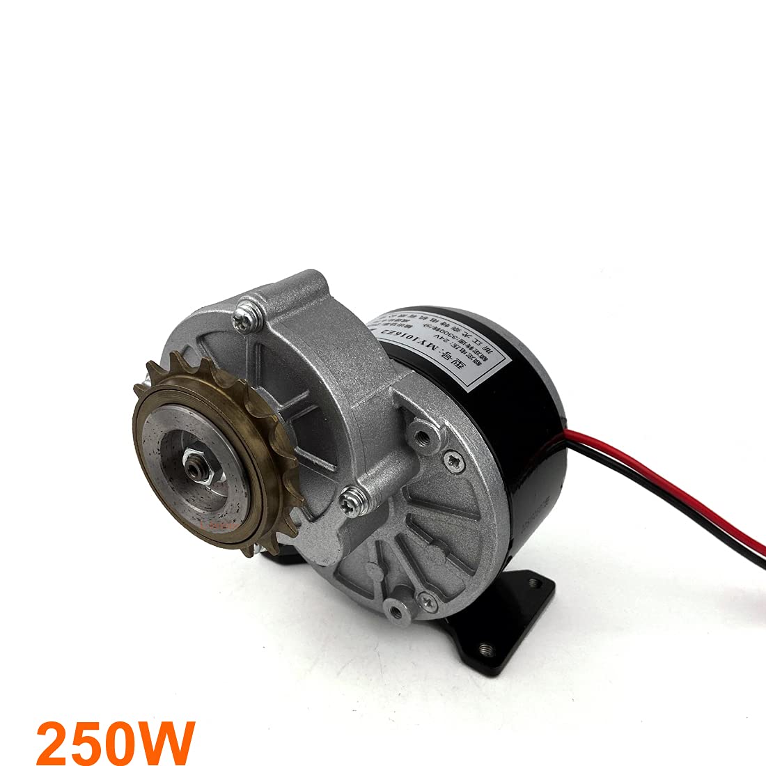 L-faster Moteur brossé électrique à Roue Libre 250W avec boîte de Vitesses à l'aide d'un vélo 16 Dents Roue Libre Rotation dans Le Sens des Aiguilles d'une Montre