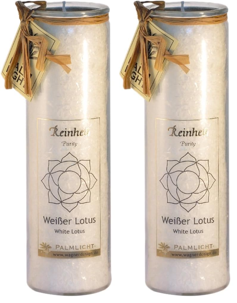 Chakra Candle, White, 20 cm (Pack of 2) White 20 centimeters (Packung mit 2)