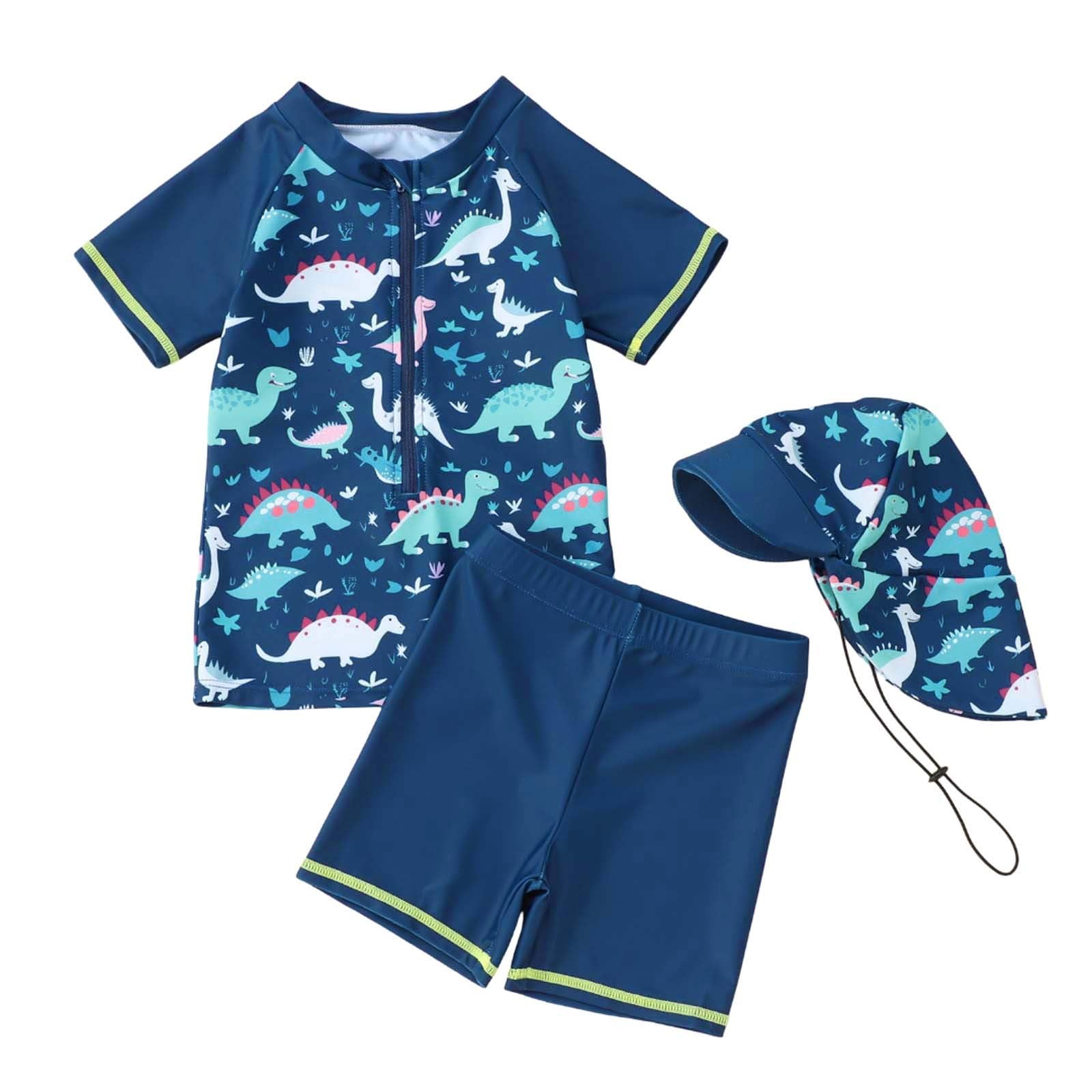Costume Bambino Anti Uv Costume Neonato Mare Piscina Nuoto Due Pezzi Maglietta Bambina 3 Anni Pantaloncini 7 Neonata Abbigliamento Da Bagno 8 Cappellino Estivo Costumi Cappello Sole 24M Maglia