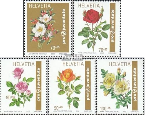 Prophila Collection Suisse 1810-1814 (complète.Edition.) oblitéré 2002 Rose sélections (Timbres pour Les collectionneurs) Plantes/Champignons
