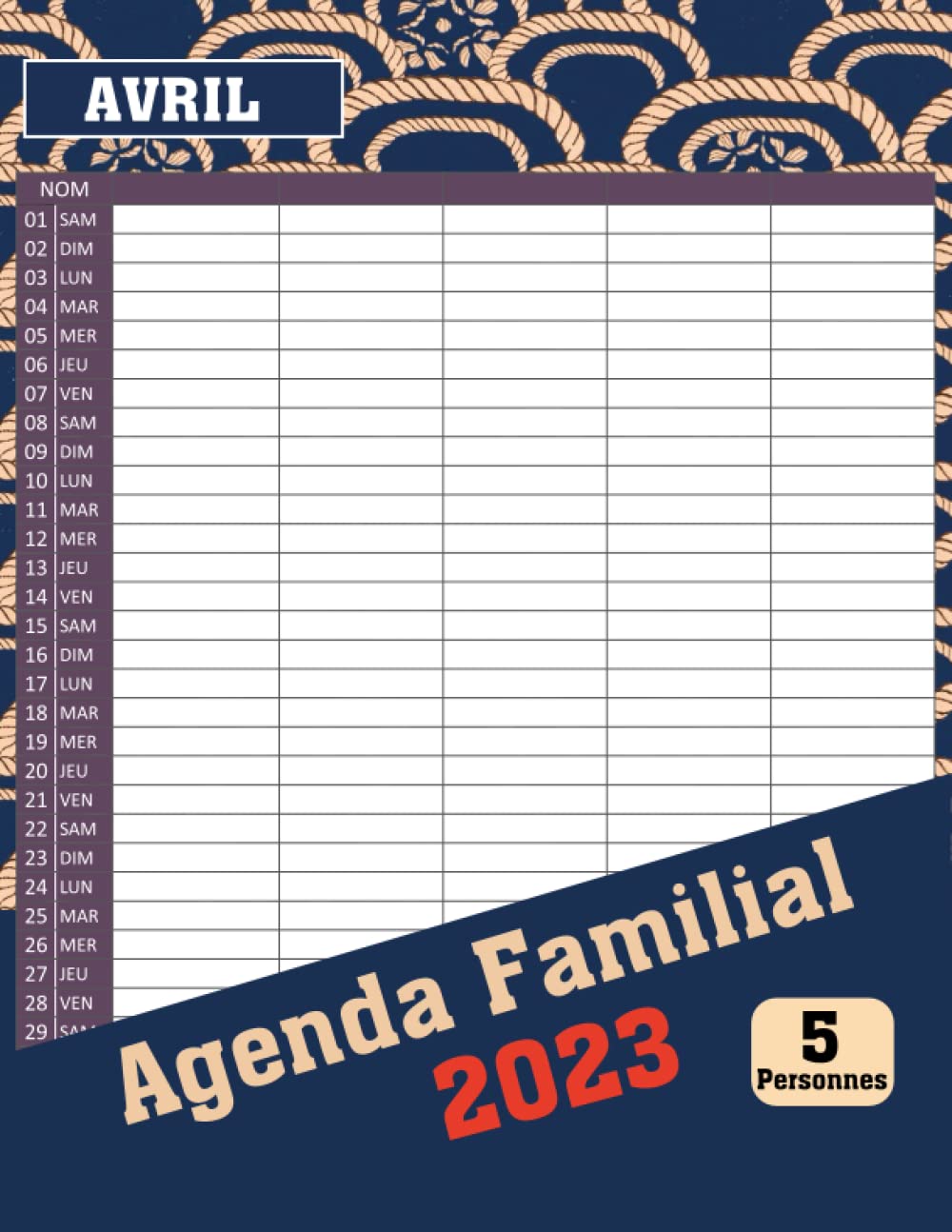 Buy Agenda Familial 2023: Organisée La famille du Janvier 2023 à Buy Agenda Familial 2023: Organisée La famille du Janvier 2023 à