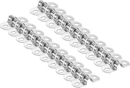 Miniatura 11 de HARFINGTON 10 abrazaderas de conducto de 3/16 pulgadas de 0.197 in, abrazadera de tubo M5 U, correa de tubo rígida de acero inoxidable, soporte