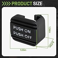 Vista 2 de Almohadilla de Pedal de Freno de Estacionamiento Compatible con Nissan Compatible con Altima Compatible con Maxima Compatible con Pathfinder