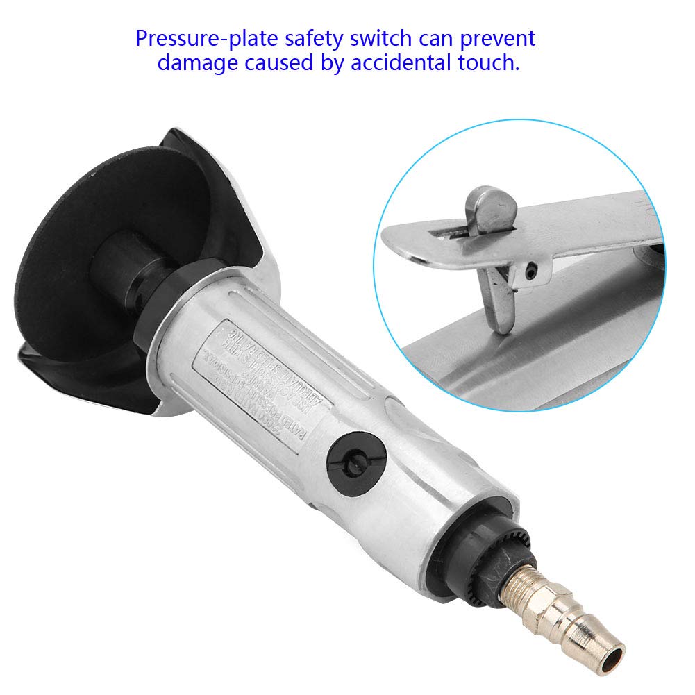Almohadilla de lijado redonda ajustable de alta velocidad de 3 pulgadas, herramienta de corte de aire, almohadilla de lijado, máquina de corte neumática para fabricación de maquinaria, industria