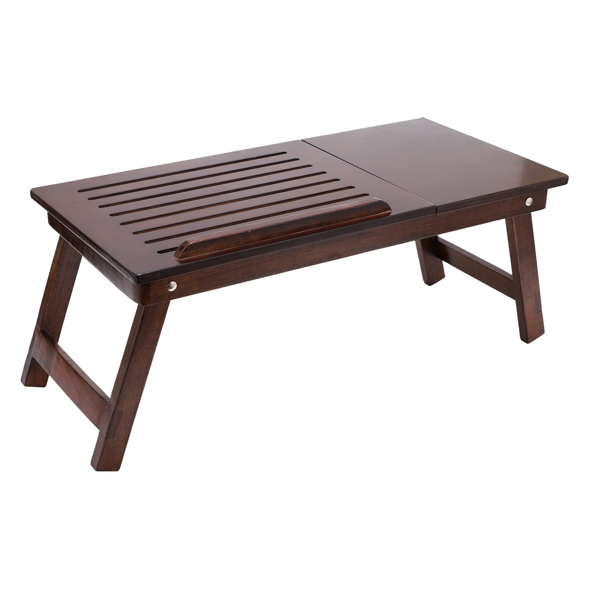 Wooden Portable Laptop Table - Brown