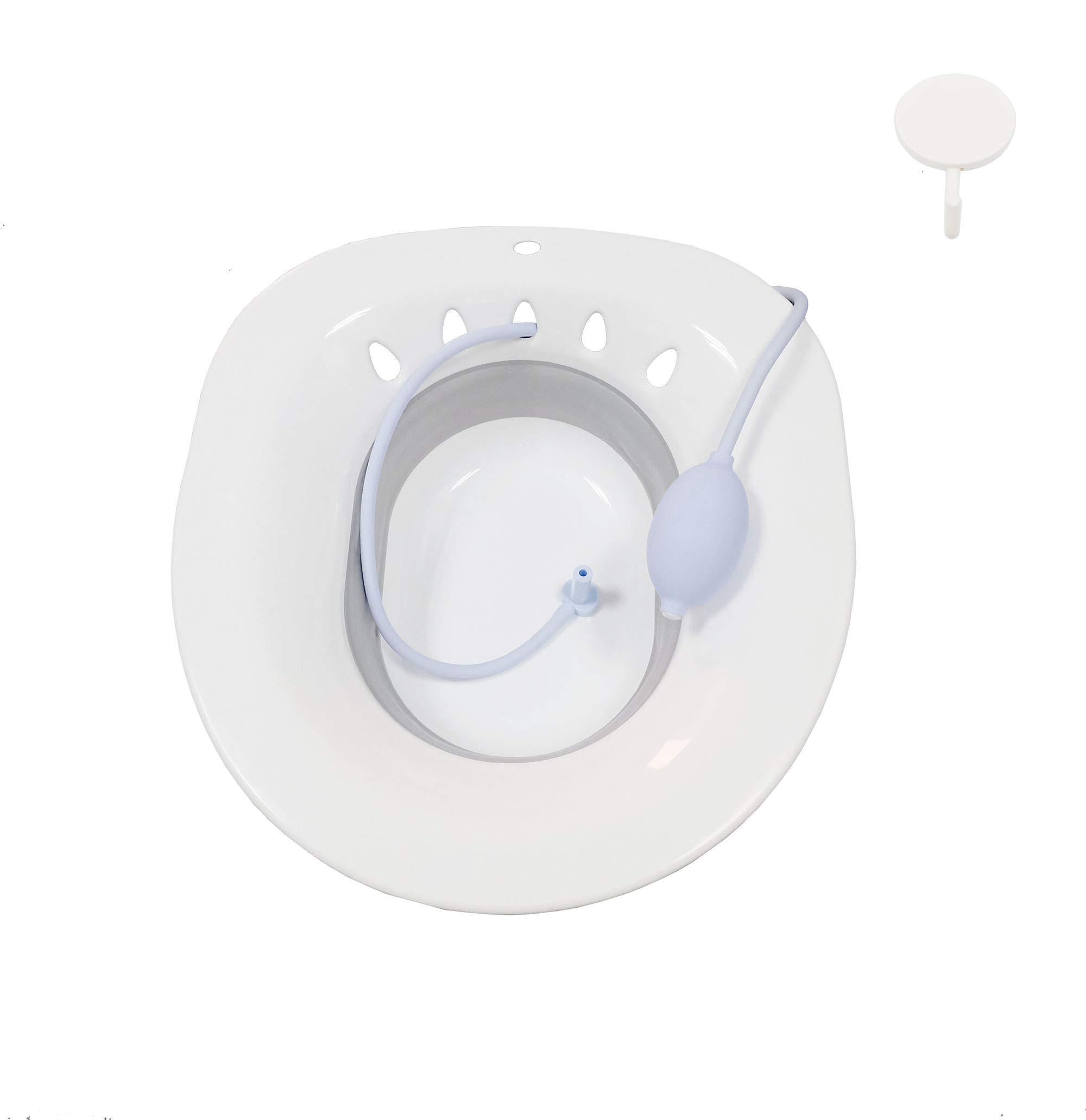 Buy Sitz Bath for Toilet for Hemorrhoids, Pregnancy, Bladder, Prostate Postpartum