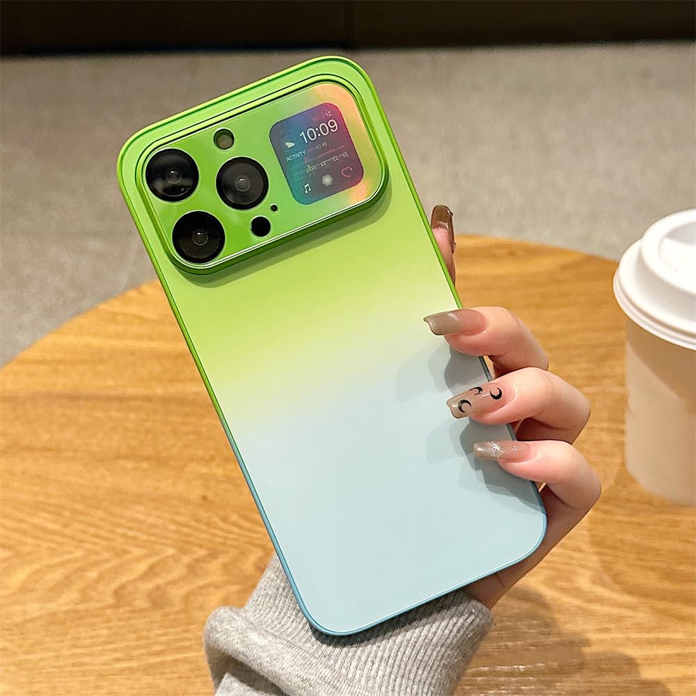 Coque iPhone 14 ProMax Aurora dégradé laser rigide mat