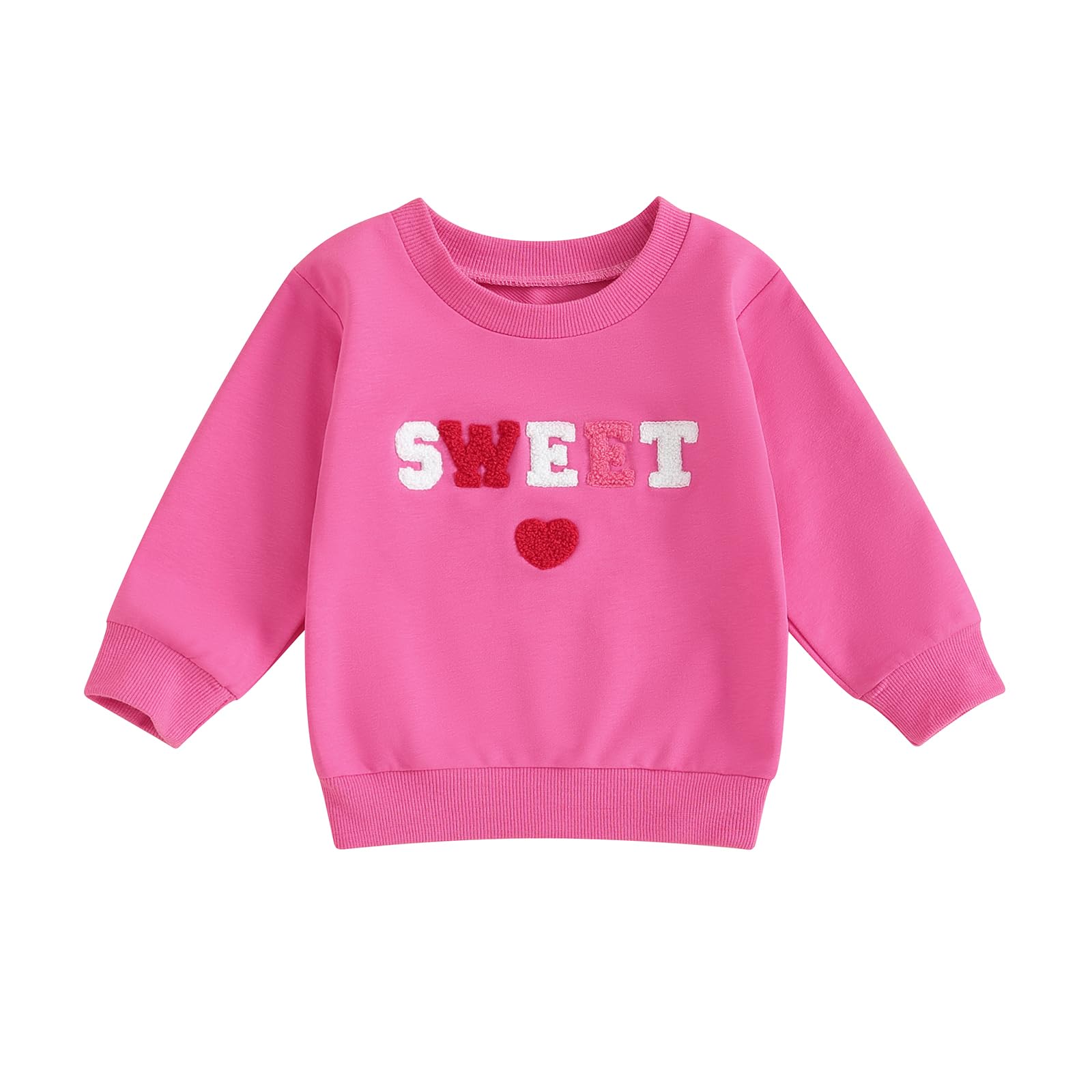 Socutebabe Toddler Girl Valentines Outfit Kiss Me Shirts Crewneck Sweatshirt Pullover Tops Infant Baby Spring Clothes (Lavende,18-24 Months)