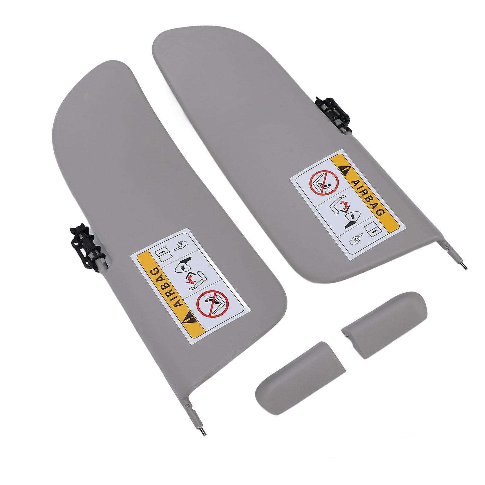 Generic Pasuje do Zestawu Zamiennego Osłony Przeciwsłonecznej do Citroena C3 II SC 2009-2016, Stylowa Osłona Przeciwsłoneczna, Funkcja Przeciwodblaskowa, Trwałe Tworzywo Sztuczne, 2 Sztuki