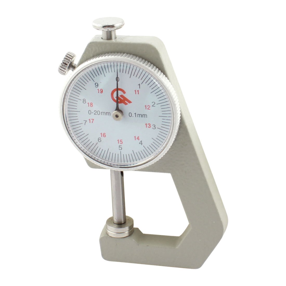 Aexit Handy Tool Reference Gauges 0-20mm Measuring Range 0.1mm Accuracy Round Dial Feeler Gauges Thickness Gauge