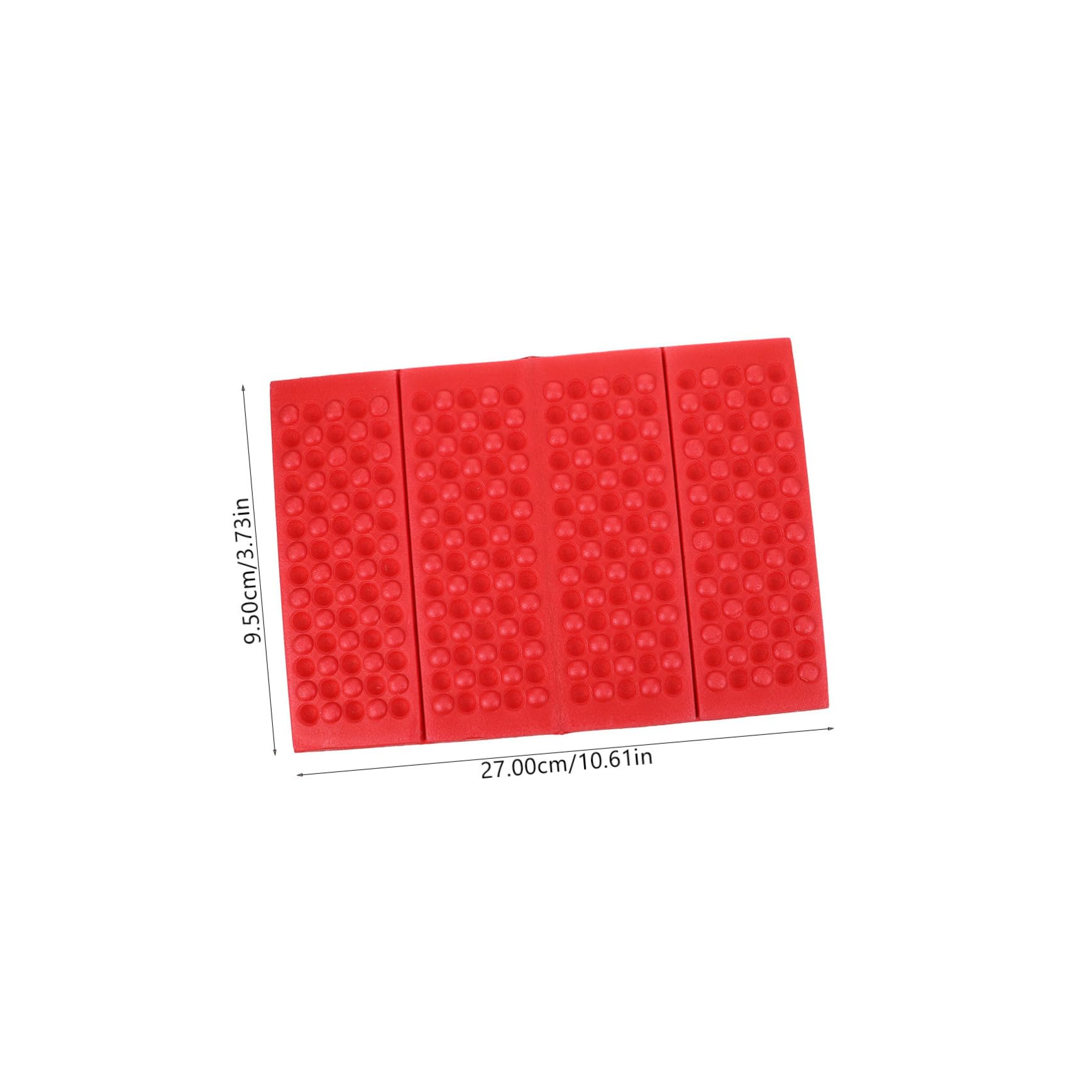 KESYOO Foldable Portable Outdoor Camping Mat Seat Picnic Cushion Pad for Travel Hiking and Relaxation Red