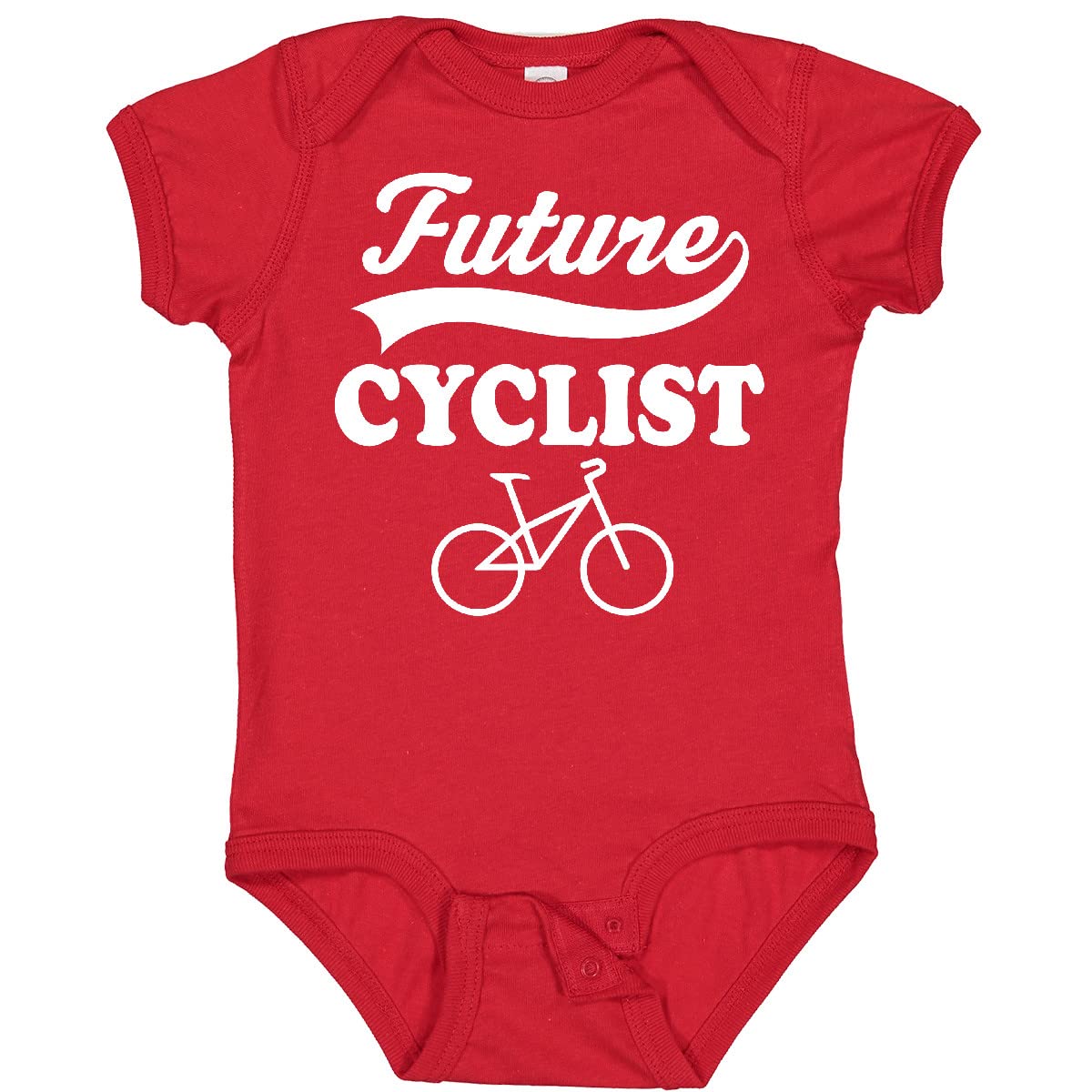 inktastic Future Cyclist Childs Bicyle Baby Bodysuit