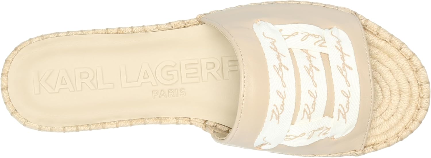 Karl Lagerfeld Paris Women's Cherie Slide Espadrille Sandal