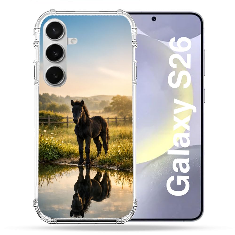 Coque Samsung S26 antichoc cheval étui rigide protège écran - 4