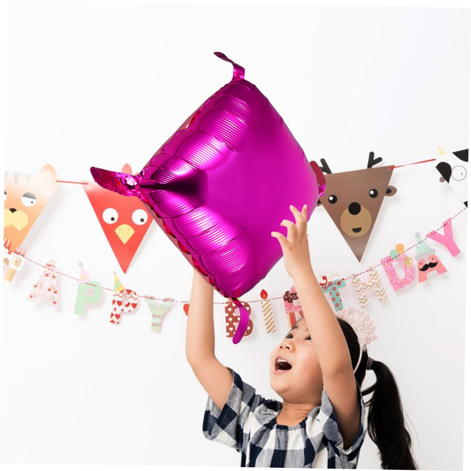 Globos Cuadrados de Aluminio para Fondo de Fiesta, 50 Piezas
