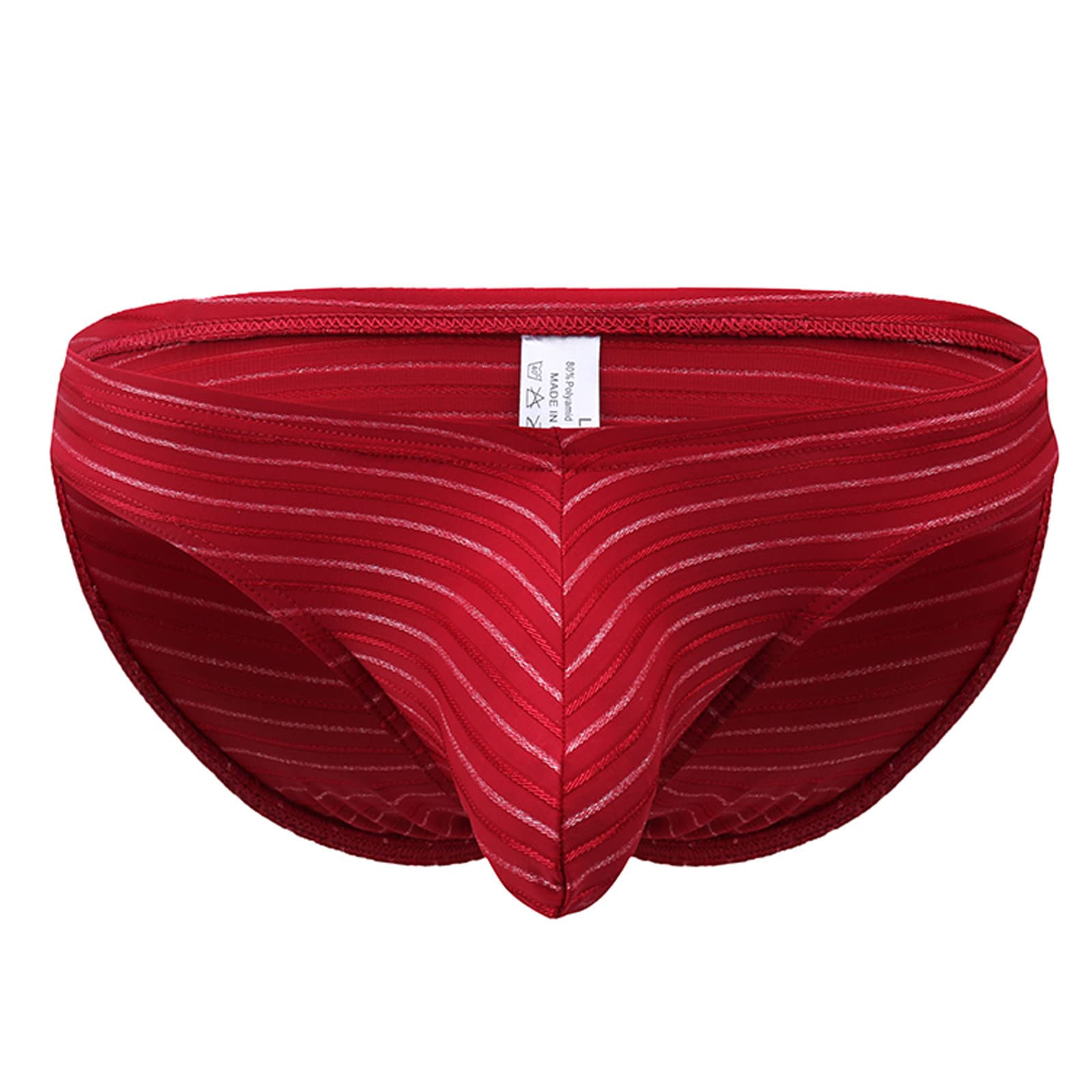 Sexy Men's Briefs Casual Striped Breathable Low Waist Body Sculpting Sexy Hot Underwear Sport G-String Bikini Thong