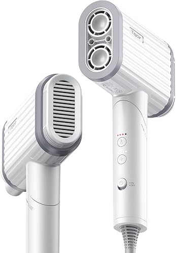 Secador de pelo, 220,000 rpm, motor sin escobillas, doble velocidad sin escobillas, secado rápido 6X, 500 millones de secadores de pelo iónicos