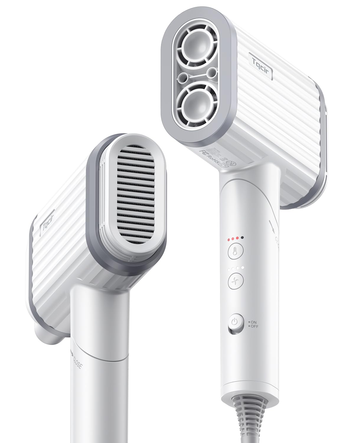 Hair Dryer 220 000 RPM Dual High-Speed Brushless Motors Blow Dryer for 6X Fast Drying 500 Million Negative