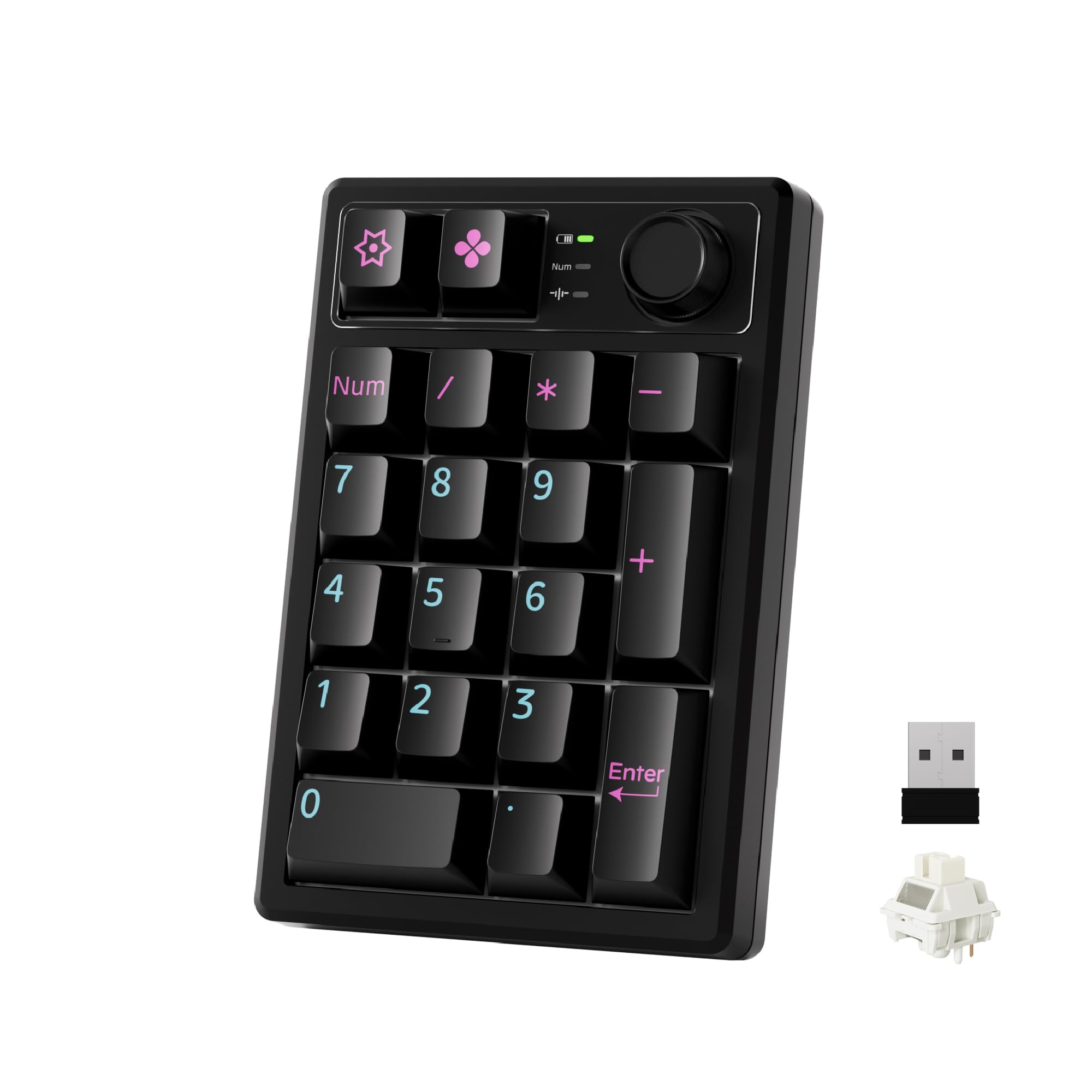 ギー Amazon.com: KEYCOOL K19 Wireless Numeric Keyboard, Mechanical